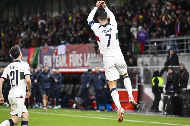 C罗204战128球 葡萄牙2比0赢列支顿士登豪取9连胜